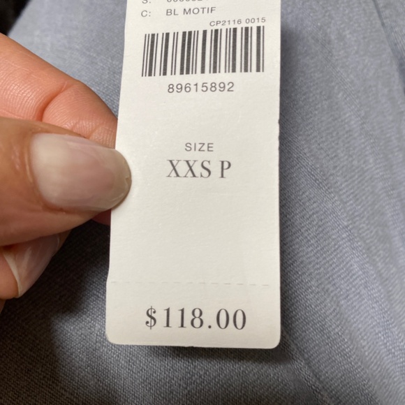 Anthropologie Pilcro peasant top lace hem $118 NWT Oversized style best for S//M - Picture 8 of 8